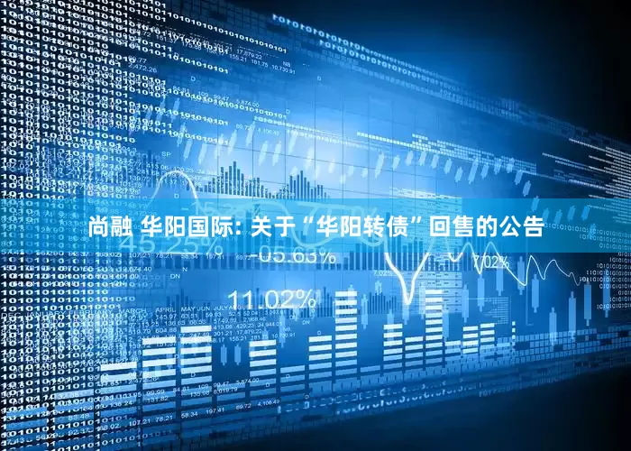 尚融 华阳国际: 关于“华阳转债”回售的公告